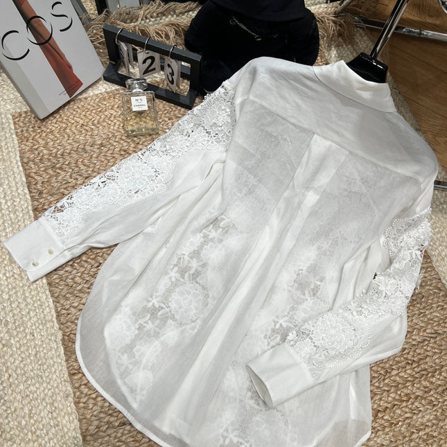 ZIMMERMANN 26S LACE SHIRT STYLE 146