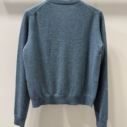 LORO PIANA 26S ROUND-NECK KNIT CARDIGAN 874