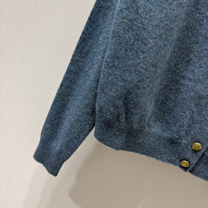 LORO PIANA 26S ROUND-NECK KNIT CARDIGAN 874