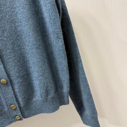 LORO PIANA 26S ROUND-NECK KNIT CARDIGAN 874