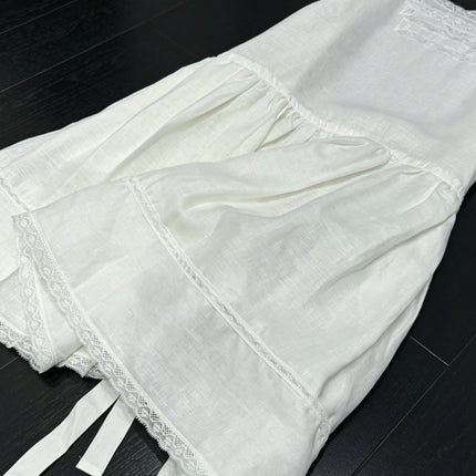 PRADA 26S LINEN SLIP DRESS 1043