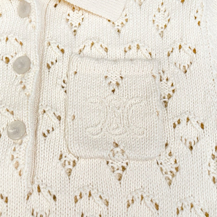 CELINE 26S LACE KNIT DRESS 446