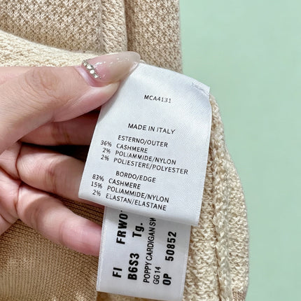 LORO PIANA 26S KNIT CARDIGAN JACKET 891