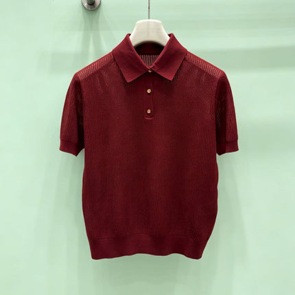 LORO PIANA 26S KNIT POLO SHIRT 870