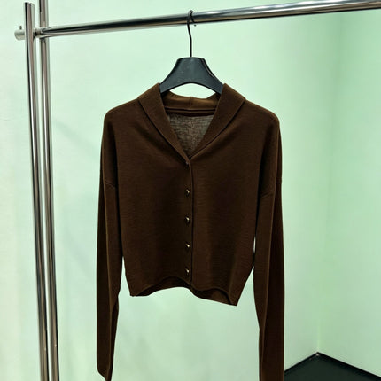 LORO PIANA 26S KNIT CARDIGAN & MAXI SKIRT SET 871