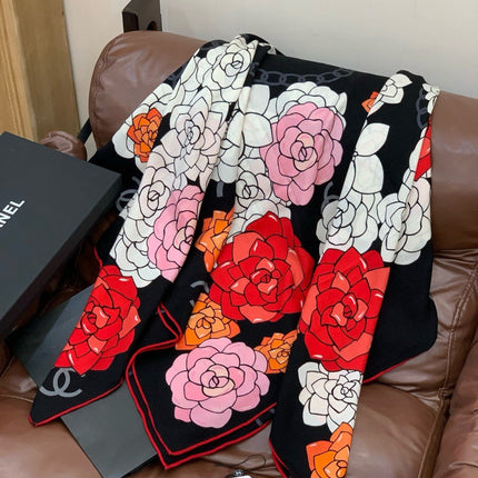 CHANEL 25S SCARF 140 CM IN CASHMERE SILK 943622