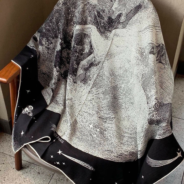 HERMES 26S SCARF 140 IN CASHMERE AND SILK 304681