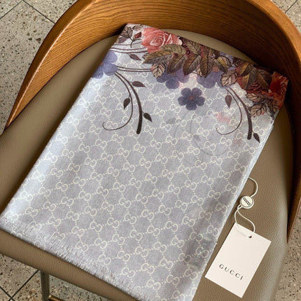 GUCCI 26S SCARF 200 IN CASHMERE AND SILK 306109