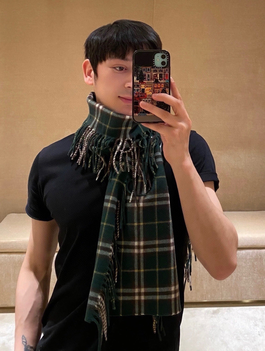 BURBERRY 26S SCARF 155CM IN CASHMERE 309949