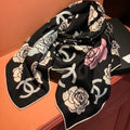 CHANEL 26S SCARF 140 IN SILK AND CASHMERE 313319