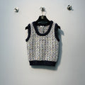 CHANEL 26S SLEEVELESS SWEATER 826