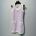 CHANEL 26S SLEEVELESS CREW NECK DRESS 825