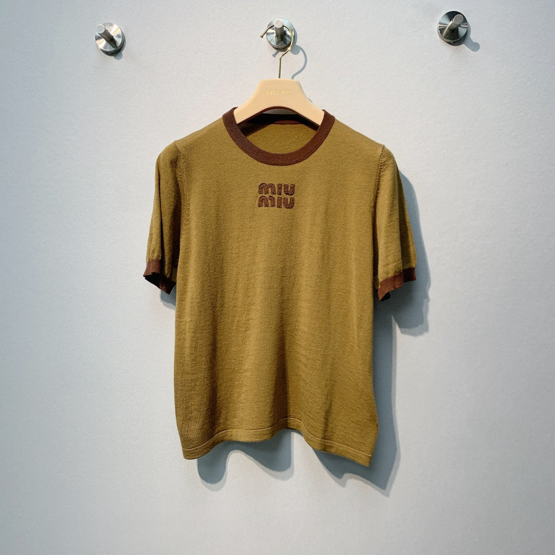 MIUMIU 26S SHORT SLEEVED T-SHIRT 925