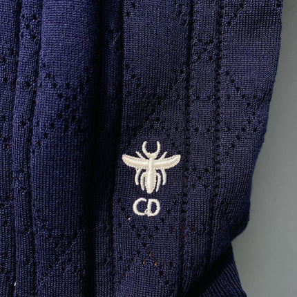 DIOR 26S SHORT-SLEEVE POLO SWEATER 1212
