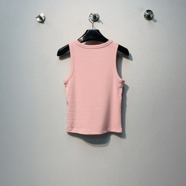 CELINE 26S LOGO SLEEVELESS T-SHIRT 166