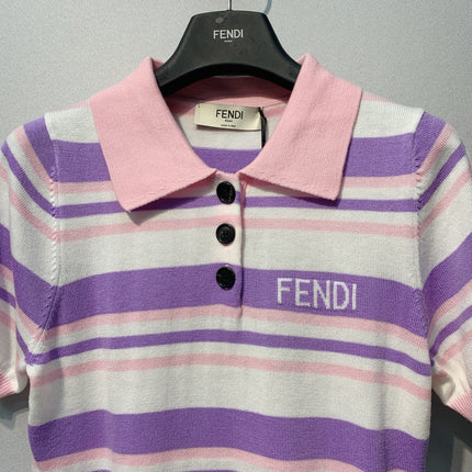 FENDI 26S SHORT SLEEVE POLO SHIRT 101