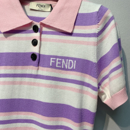FENDI 26S SHORT SLEEVE POLO SHIRT 101