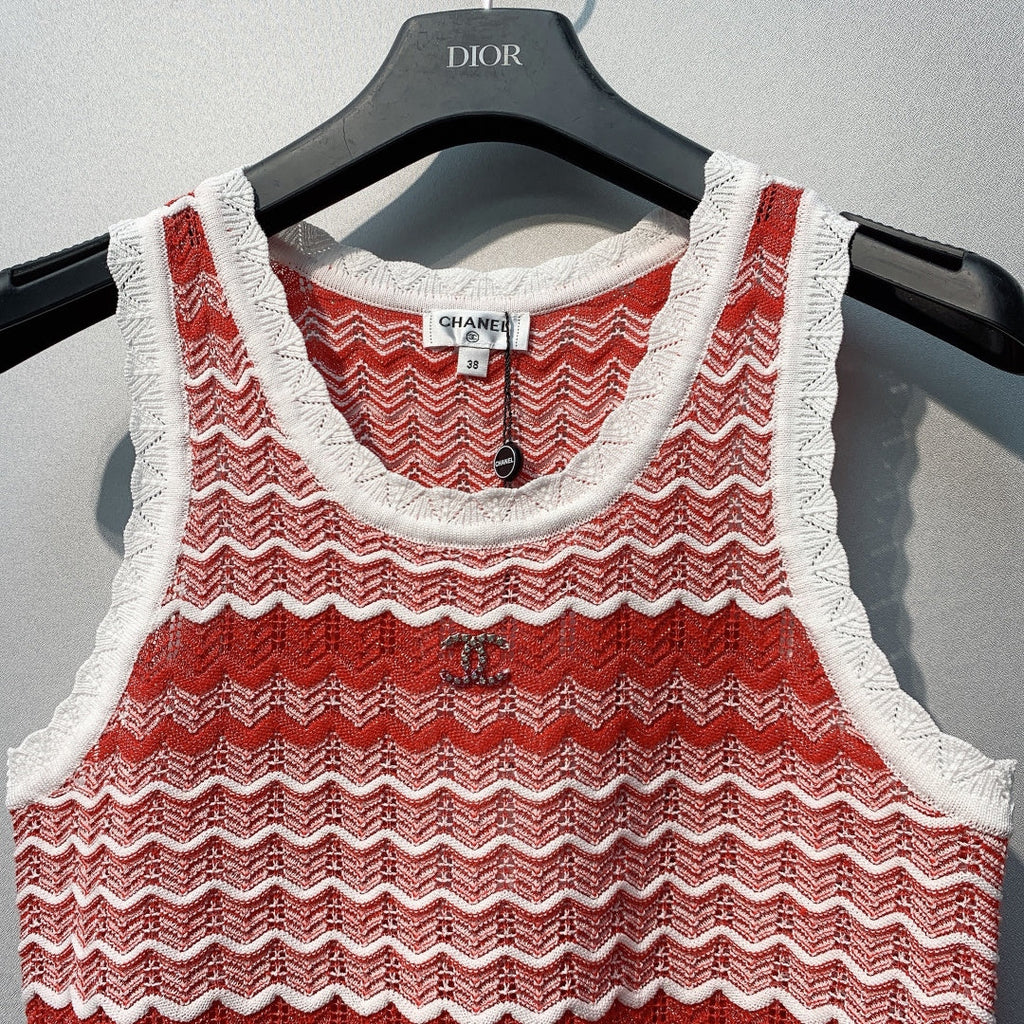 CHANEL 26S KNIT TANK TOP STYLE 1110