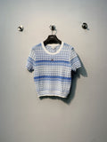CHANEL 26S SHORT-SLEEVE KNIT TOP STYLE 1109