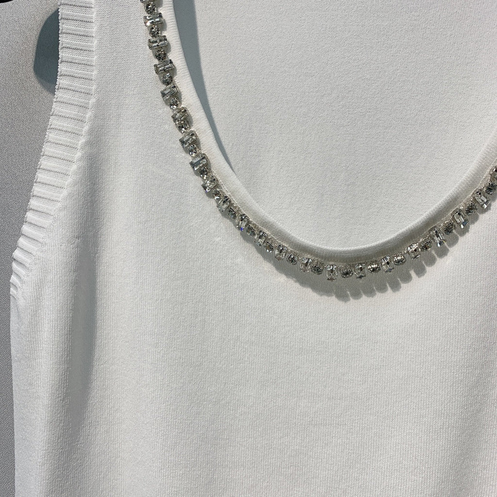 CHANEL 26S LIGHTWEIGHT KNIT TANK TOP STYLE 1076