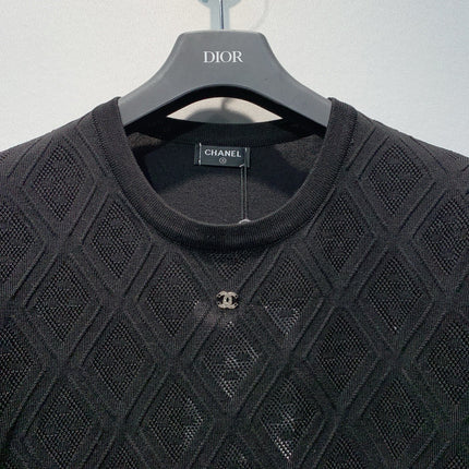 CHANEL 26S SHORT-SLEEVE KNIT TOP 1390