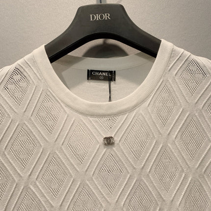 CHANEL 26S SHORT-SLEEVE KNIT TOP 1389