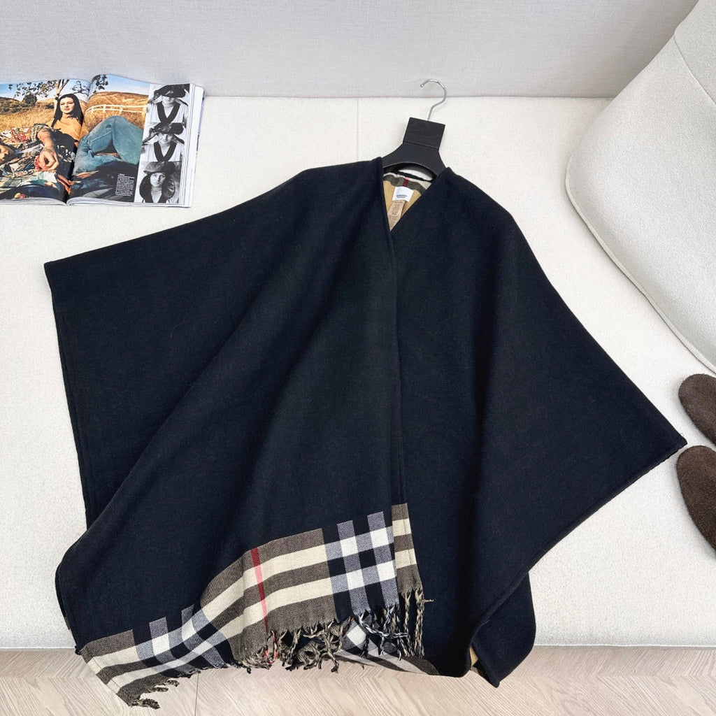 BURBERRY 25S PLAID KNITTED SCARF 127