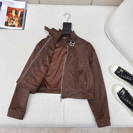 HERMES 25S SUEDE JACKET 344