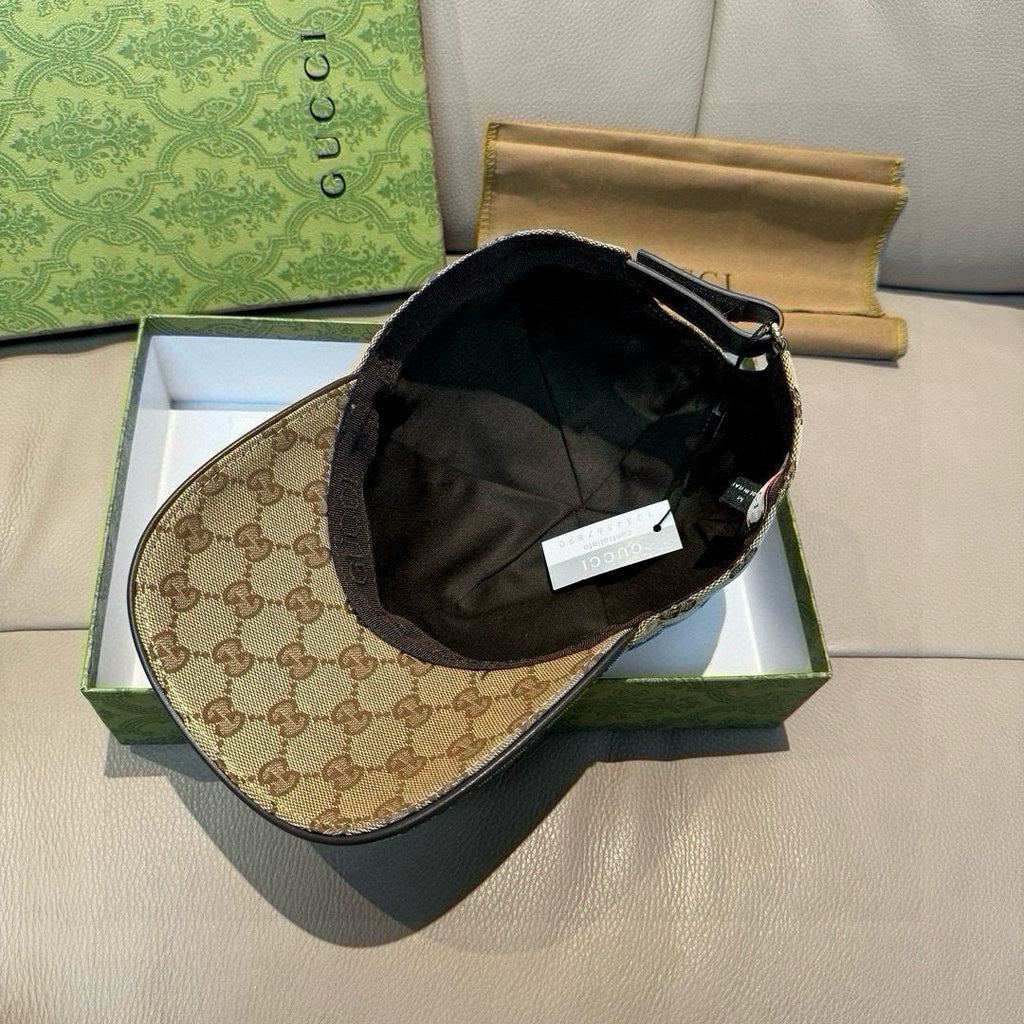 BASEBALL CAP IN BEIGE MONOGRAM CANVAS 872042