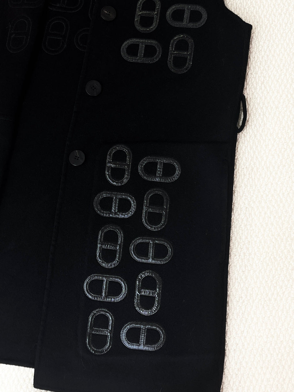 HERMES 25S SLEEVELESS PIG-NOSE VEST 205
