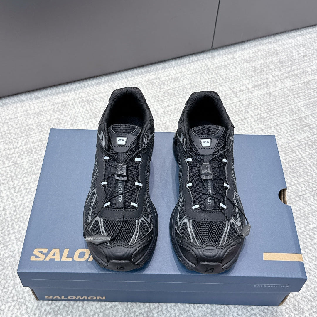 ALO 25S SALOMON XT WHISPER 40 MM IN BLACK MESH FABRIC