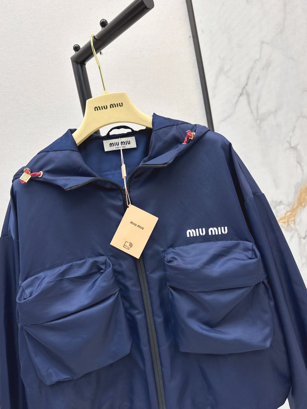 MIUMIU 26S HOODED JACKET 961