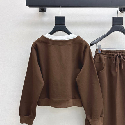 ALO SWEATSHIRT & SKIRT SET STYLE 92