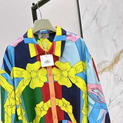 HERMES 25S SILK SHIRT 330