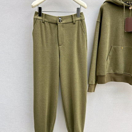 LORO PIANA 26S SWEATSHIRT & TAPERED PANTS SET 715