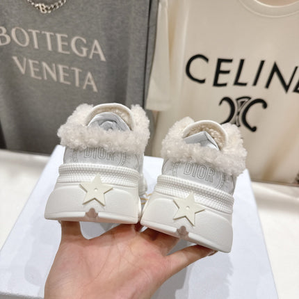 DIOR CHRONO SNEAKER 25S IN WHITE LAMBSKIN AND MESH FABRIC STYLE 11