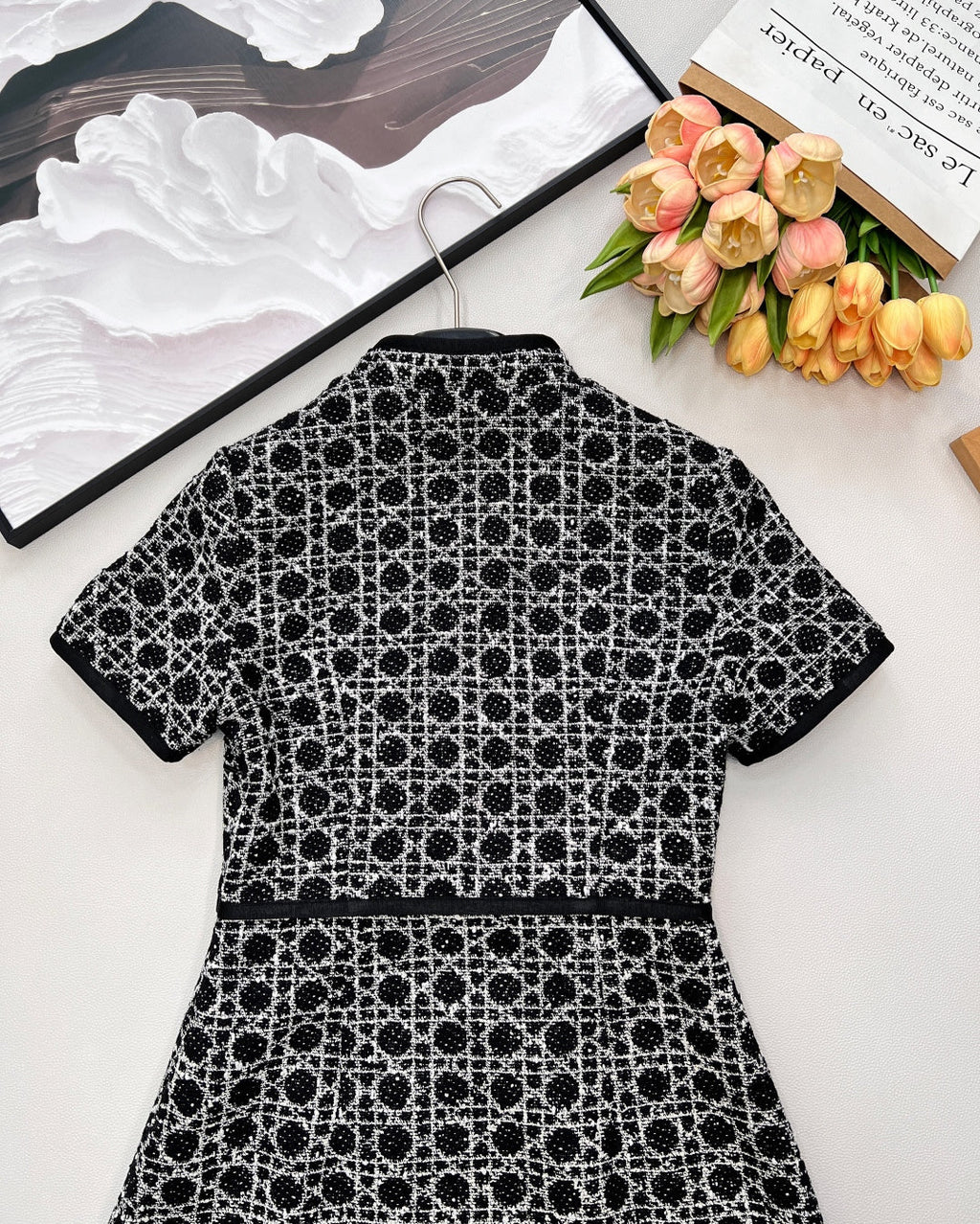 DIOR 26S SHORT-SLEEVE DRESS 979