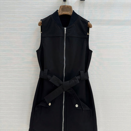 HERMES SLEEVELESS ZIPPER DRESS 276153