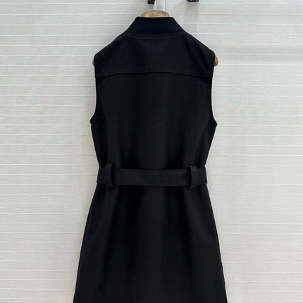 HERMES SLEEVELESS ZIPPER DRESS 276153