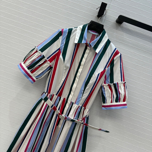 LA DOUBLEJ COTTON SHIRT DRESS 268353