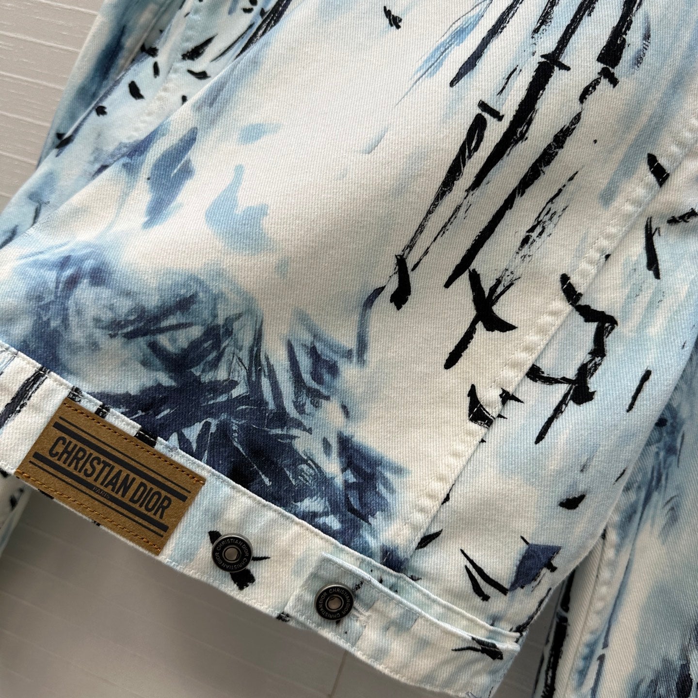 DIOR PRINTED DENIM JACKET 268202