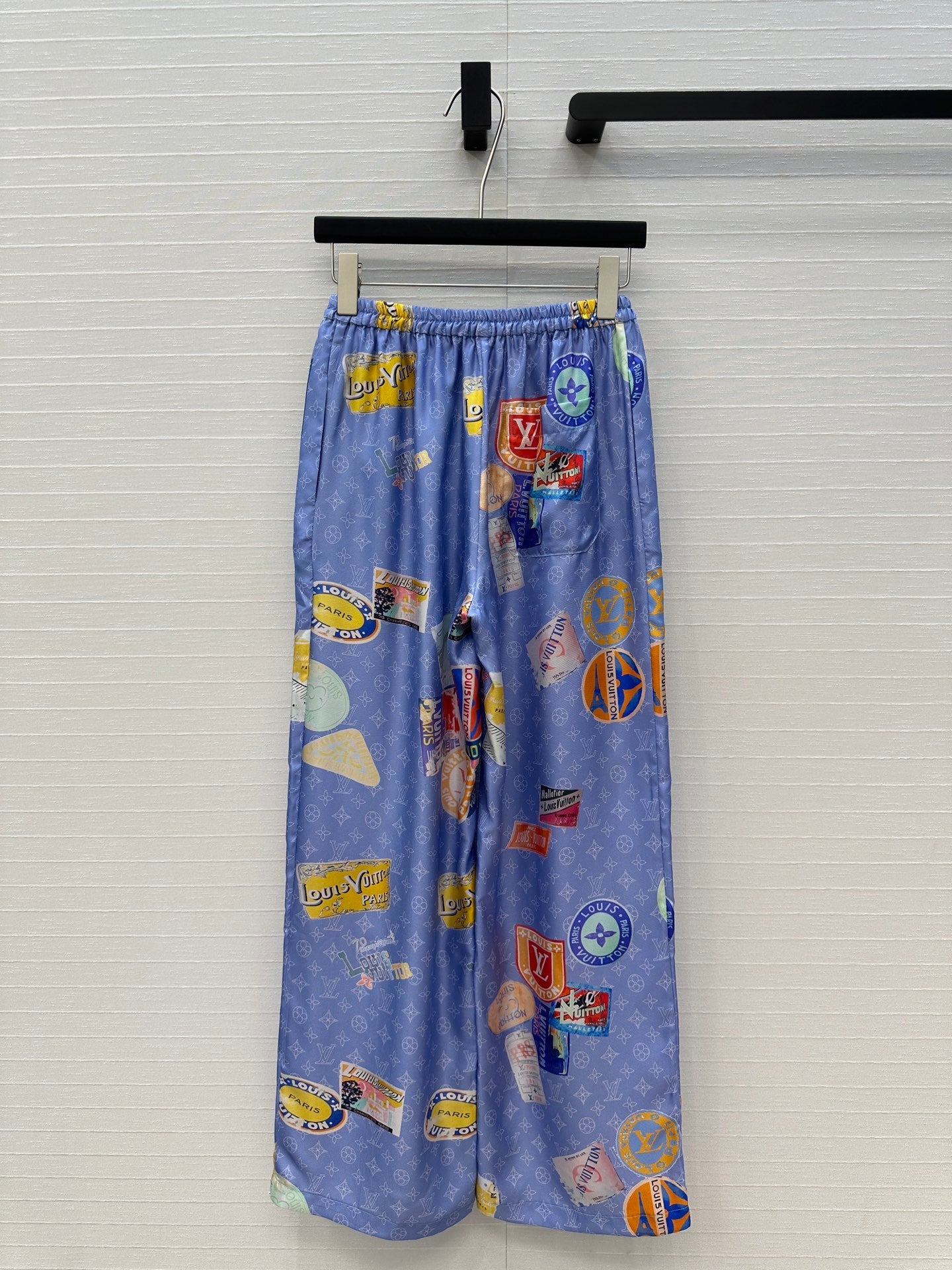 LV PRINTED SILK PANTS 268215