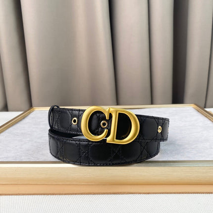 DIOR 25S BELT 30 MM IN BLACK CALFSKIN 564810