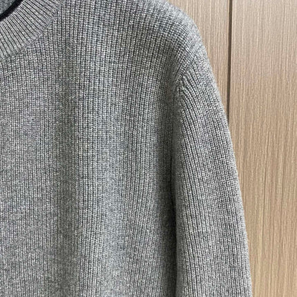LORO PIANA 26S CREW-NECK KNIT CARDIGAN 906