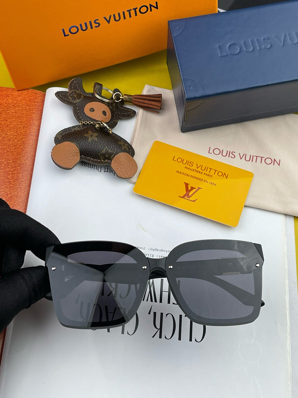 SQUARE SUNGLASSES L1765 IN ACETATE