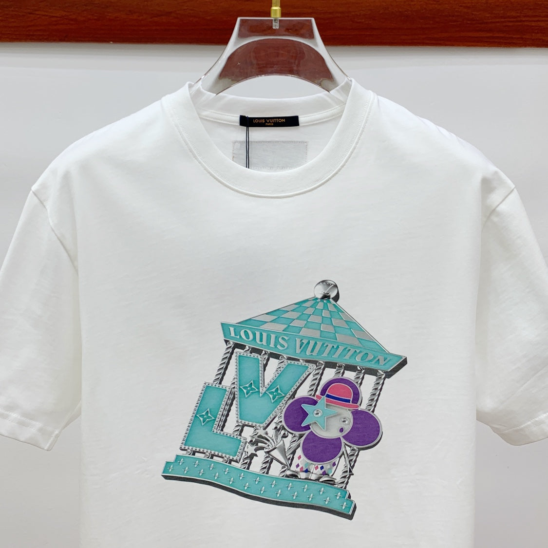 LV WHITE PURE COTTON T-SHIRT 238882