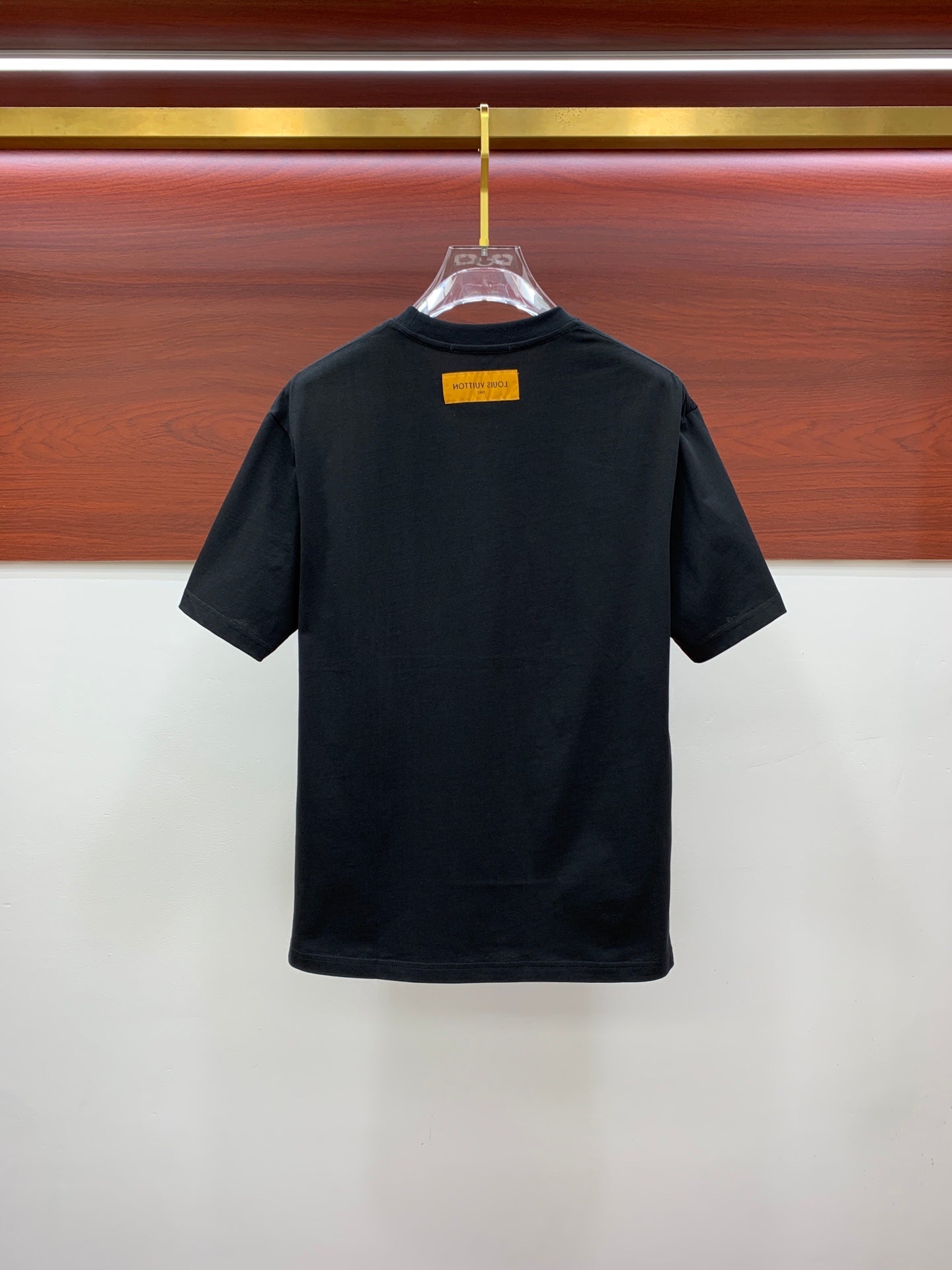 LV T-SHIRT IN BLACK PURE COTTON 238887