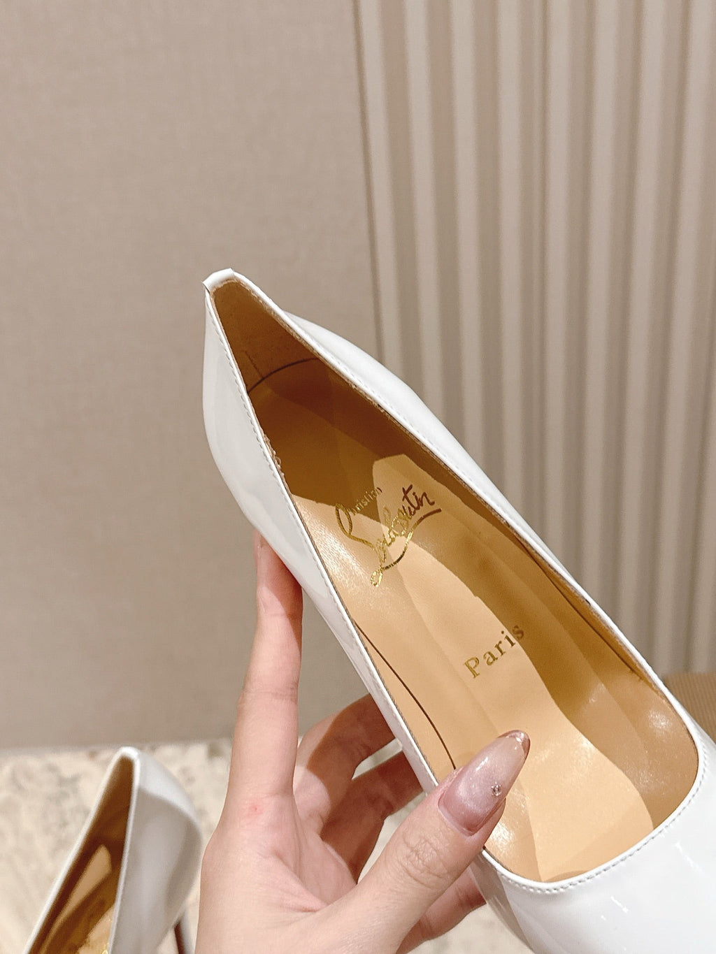 SPORTY KATE PUMPS 95MM IN WHITE GLOSSY CALFSKIN