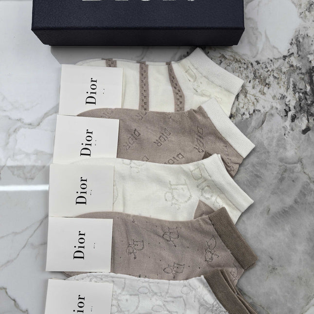 DIOR 26S ANKLE SOCKS 346631 (1 BOX)