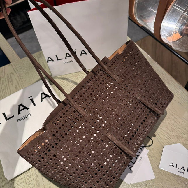 NEO MINA 32 BAG IN CHOCOLATE VIENNE SUEDE